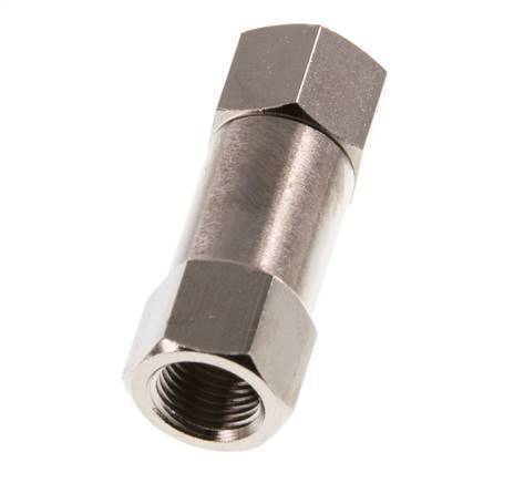 G 1/8'' Válvula Antirretorno Niquelado Latón 10 Bar (145 Psi) NBR