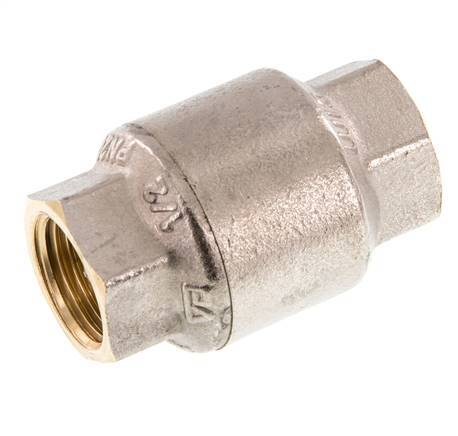 G 1/2'' Válvula Antirretorno Niquelado Latón 20 Bar (290 Psi) NBR