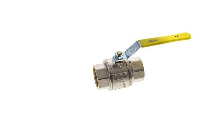 Válvula De Bola De Latón De 2 Vías Para Oxígeno Rp 1-1/2 Pulgadas PN 25