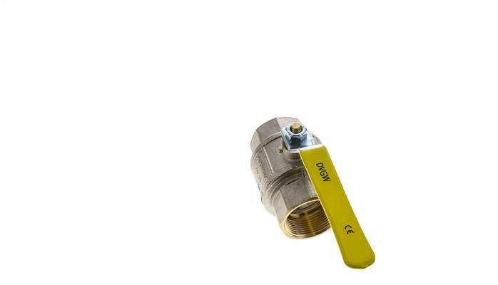 Válvula De Bola De Latón De 2 Vías Para Oxígeno Rp 1-1/2 Pulgadas PN 25