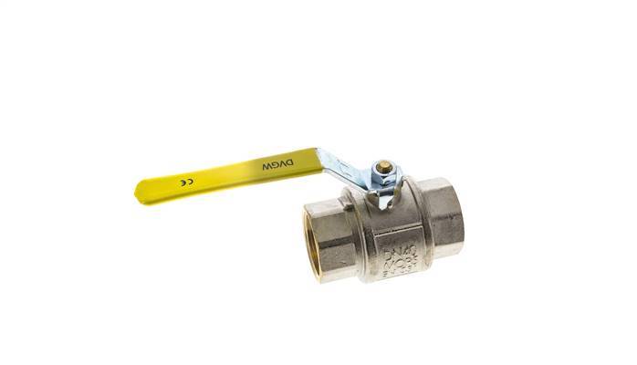 Válvula De Bola De Latón De 2 Vías Para Oxígeno Rp 1-1/2 Pulgadas PN 25