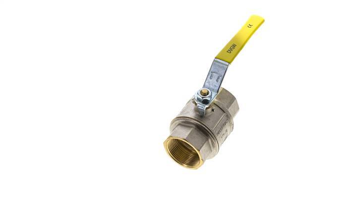 Válvula De Bola De Latón De 2 Vías Para Oxígeno Rp 1-1/2 Pulgadas PN 25