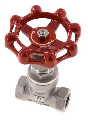 G 3/8'' Válvula de globo de acero inoxidable 16 bar
