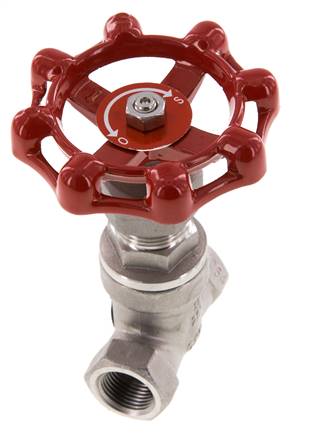 G 3/8'' Válvula de globo de acero inoxidable 16 bar