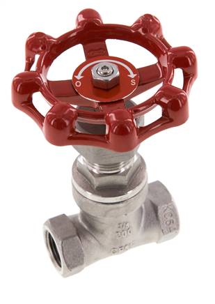 G 3/8'' Válvula de globo de acero inoxidable 16 bar