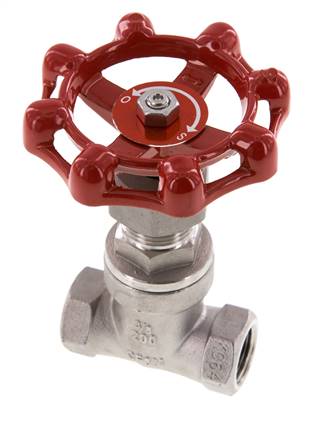 G 3/8'' Válvula de globo de acero inoxidable 16 bar