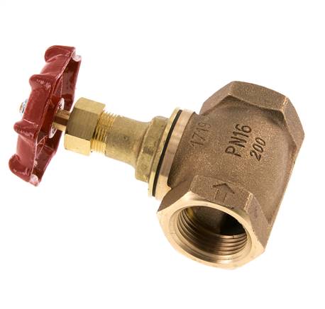 G 1'' Válvula de globo de bronce 16 bar