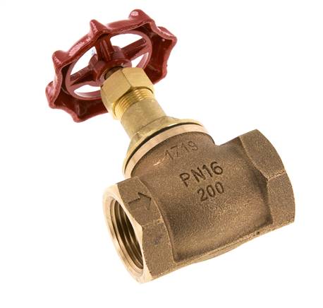 G 1'' Válvula de globo de bronce 16 bar