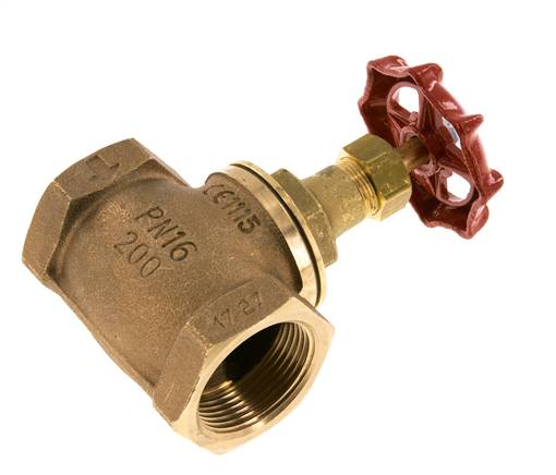 G 1-1/4'' Válvula de globo de bronce 16 bar