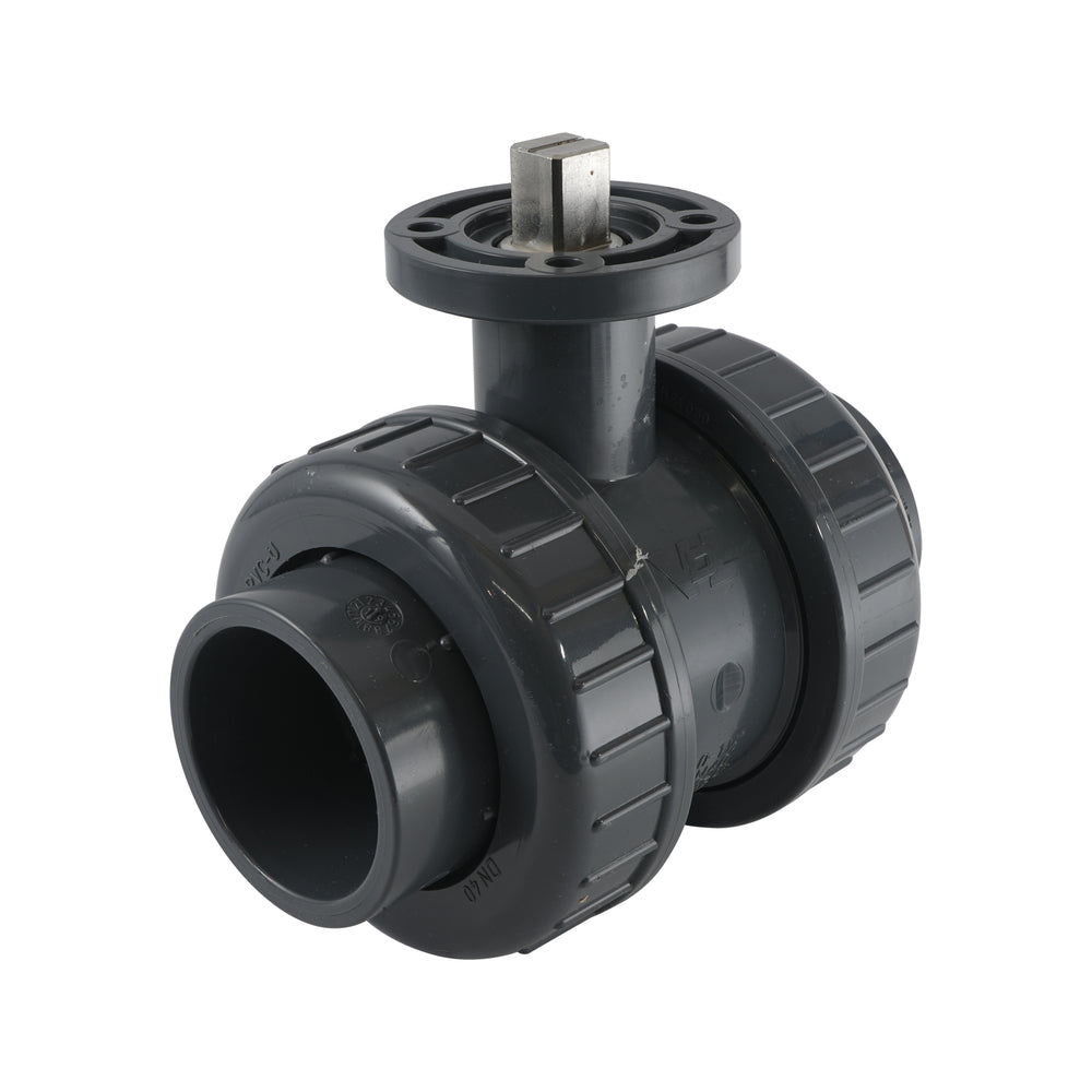 Válvula de bola de PVC de 2 vías 32mm ISO-Top Socket - 614 - VDL