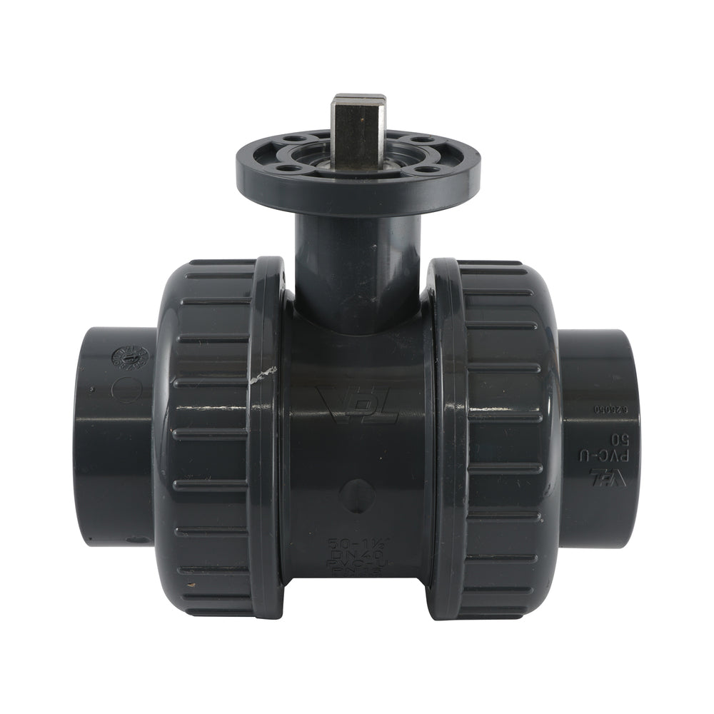 Válvula de bola de PVC de 2 vías 32mm ISO-Top Socket - 614 - VDL