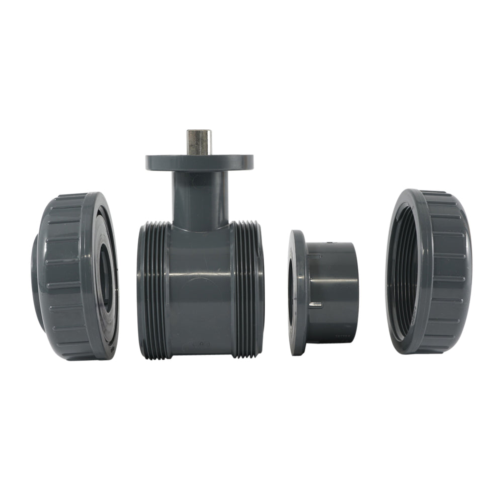 Válvula de bola de PVC de 2 vías 32mm ISO-Top Socket - 614 - VDL