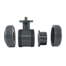 Válvula de bola de PVC de 2 vías 32mm ISO-Top Socket - 614 - VDL