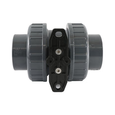 Válvula de bola eléctrica de PVC de 2 vías de 63mm 24V DC