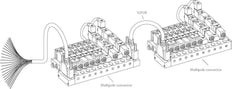 10x Conector Multipolar YPC SF4000 Válvulas 24VDC